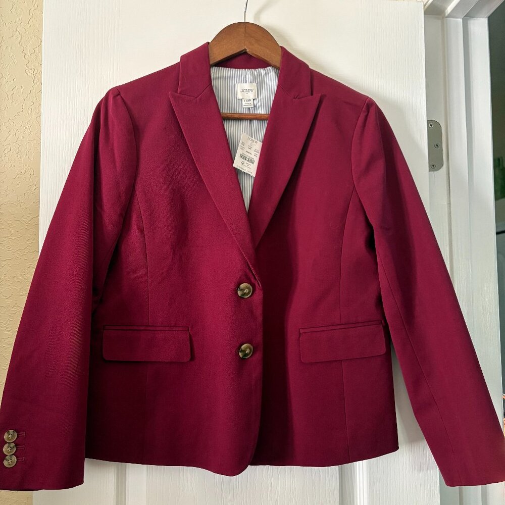 J. Crew Ladies Burgundy Blazer -